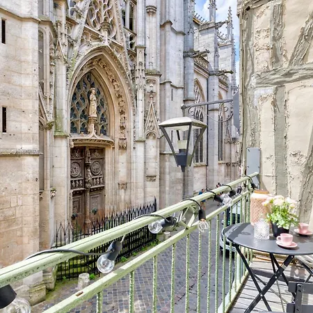 Apartment France - Vue Eglise Saint-maclou Rouen